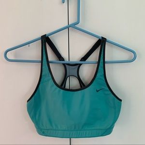 Turquoise Nike Sports Bra with Clasp